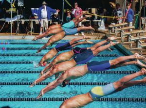 STAR-ADVERTISER
                                The State Swimming Championships at Central Oahu Regional Park.