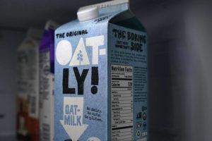 ASSOCIATED PRESS / 2021
                                A carton of Oatly oat milk sits in a home refrigerator in Bellingham, Wash.