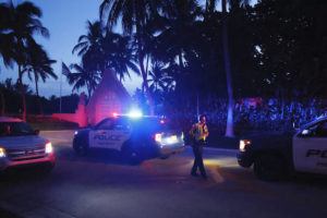 ASSOCIATED PRESS
                                Police direct traffic outside an entrance to former President Donald Trump’s Mar-a-Lago estate in Palm Beach, Fla. Trump said in a lengthy statement that the FBI was conducting a search of his Mar-a-Lago estate and asserted that agents had broken open a safe.