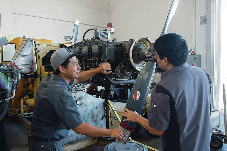 Honolulu Community College’s aviation maintenance program receives a historic boost from Hawaiian Airlines