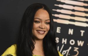 JORDAN STRAUSS / INVISION / AP / AUG. 28, 2021
                                Rihanna, seen here at a 2021 event in Los Angeles, is set to headline the Super Bowl halftime show in February, the NFL announced today.
