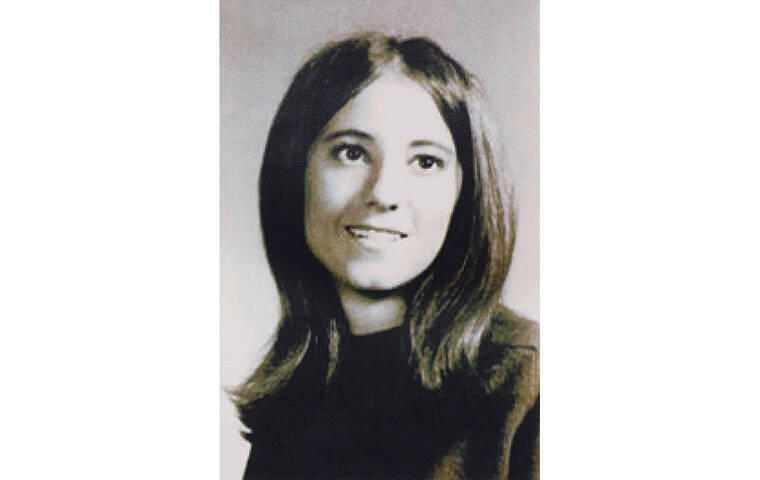 COURTESY HONOLULU POLICE DEPARTMENT Nineteen-year-old Nancy Elaine Anderson was discovered with multiple stab wounds in her apartment at 2222 Aloha Drive in Waikiki on Jan. 7, 1972.