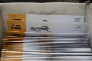 GEORGE F. LEE / GLEE@STARADVERTISER.COM
                                General election mail in ballots.