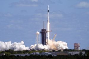 NASA launches Russian cosmonaut on SpaceX rocket