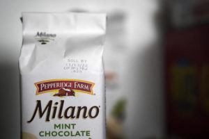 ASSOCIATED PRESS
                                A “SELL BY” date is seen on a package of Milano cookies, Aug. 21, in Chicago. As awareness grows around the world about the problem of food waste, one culprit in particular is drawing scrutiny: “best before” labels.