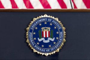 ASSOCIATED PRESS
                                The FBI seal is displayed on a podium before a news conference at the agency’s headquarters in June 2018, in Washington. A U.S. senator is pressing the FBI for more information after a whistleblower alleged that an internal review found 665 FBI personnel have resigned or retired to avoid accountability in misconduct probes over the past two decades, according to a letter from the senator earlier this month.