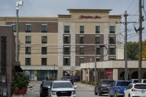ASSOCIATED PRESS / OCT. 6
                                The Hampton Inn in Dearborn, Mich., is shown. State police said Thursday afternoon on the department’s Twitter feed that the “situation is active and dangerous” at the Hampton Inn in Dearborn and that shots still “were being fired by the suspect.”