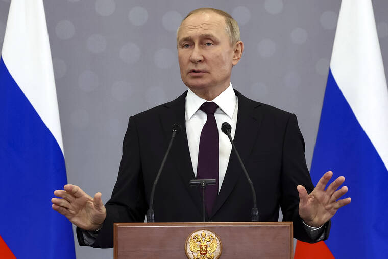 Putin calls his actions in Ukraine ‘correct and timely’