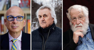 COURTESY PHOTOS
                                Seth Godin, John Irving and Noam Chomsky