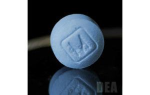 COURTESY DRUG ENFORCEMENT ADMINISTRATION
                                An M-30 pill similar to those confiscated by federal agents in September.