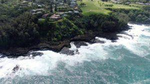 COURTESY KAUAI COUNTY
                                Kauai County officials have closed the access gate to Queen’s Bath in Princeville through winter for public safety.