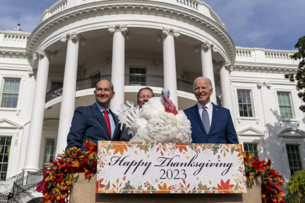 Biden pardons turkeys while marking his 81st birthday