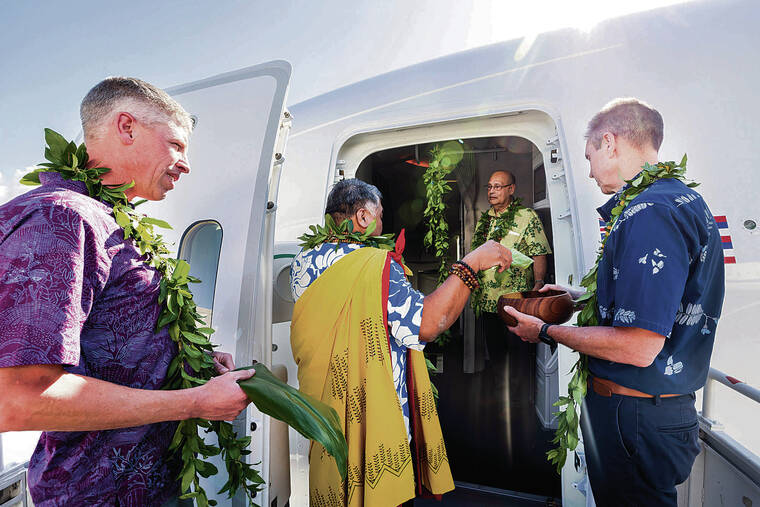 Hawaiian Airlines welcomes its first Boeing 787-9 Dreamliner aircraft
