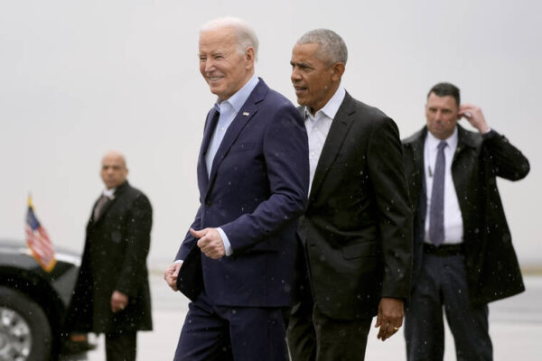 Biden’s fundraiser with Obama and Clinton nets record $25M