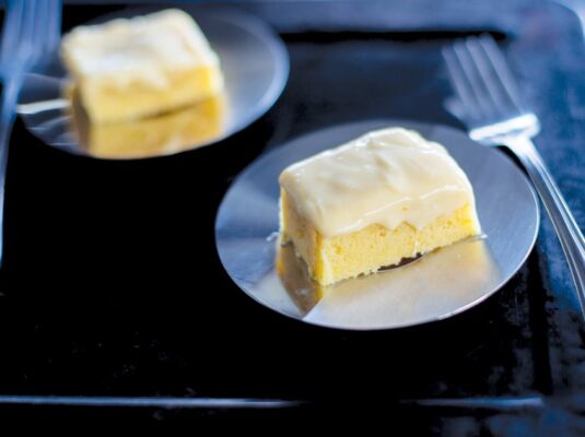 Blondies with a tangy twist