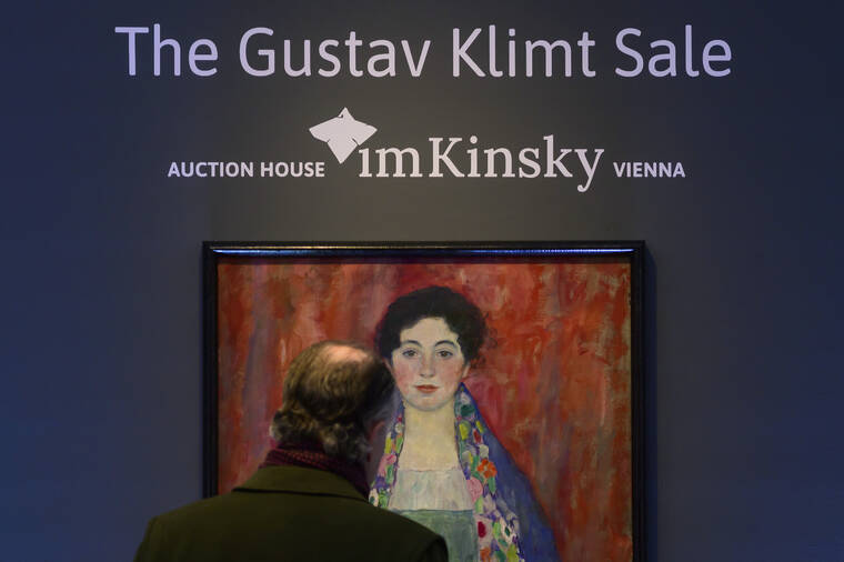 A portrait by Gustav Klimt is sold for $32M at a Vienna auction