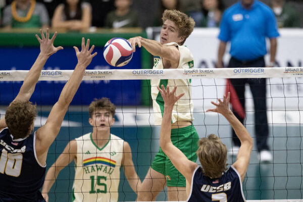 Hawaii men’s volleyball beats UCSB to advance to Big West semifinals
