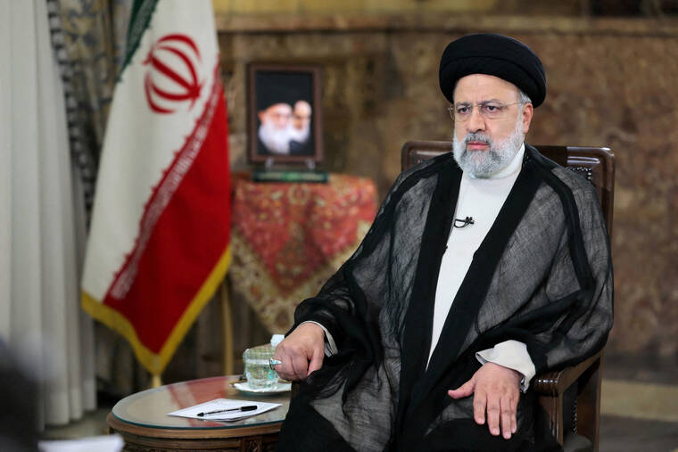 Helicopter carrying Iran’s president crashes, search under way