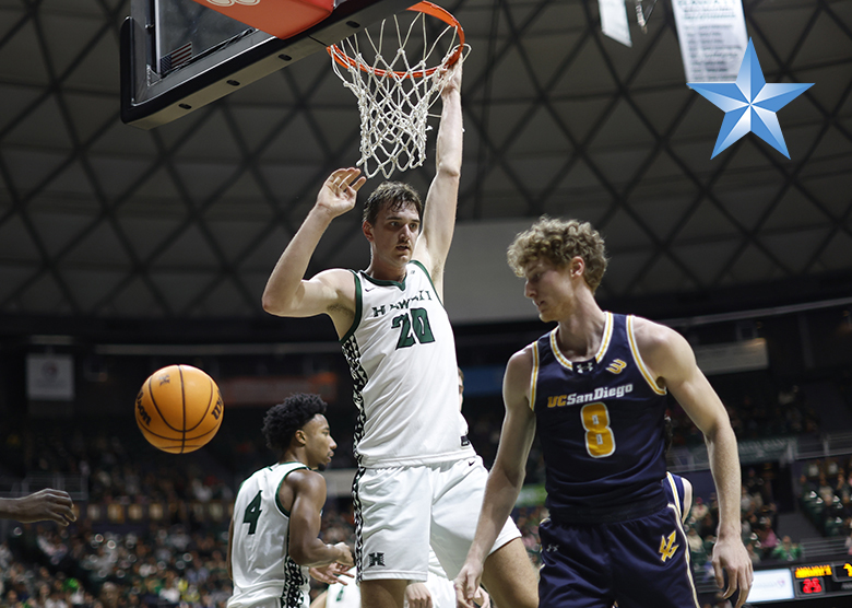 Hawaii defeats UC San Diego to earn first-place tie in Big West
