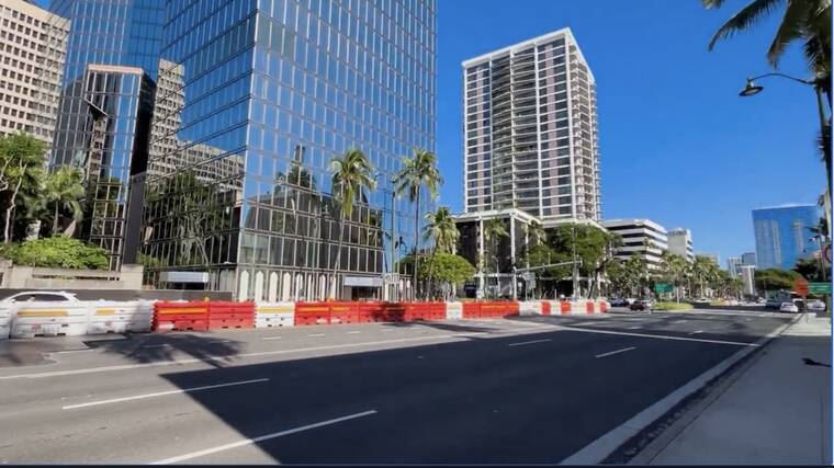 More lanes to close for work on Skyline’s downtown Honolulu station